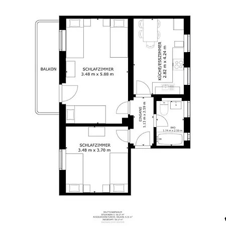 Gu03 Monteursunterkunft In Griesheim! Appartement